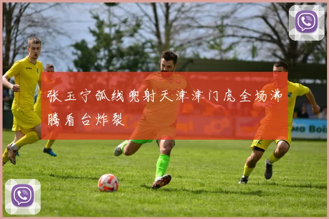 张玉宁弧线兜射天津津门虎全场沸腾看台炸裂